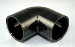 PVC Elbow 1" - SxS BLACK