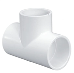 PVC Tee 3/4" - SxSxS WHITE