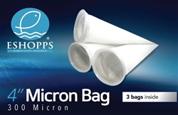 Eshopps Filter Sock 4" 300 Micron (3 Pack)