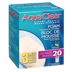 Hagen AquaClear 20 Foam 3pk