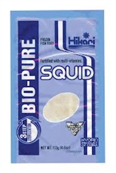 Hikari FROZEN Squid Chunks 4oz Flat