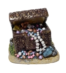 Hikari Resin Ornament - Treasure Chest w/ Pearls