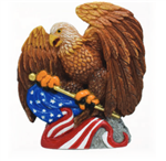 Hikari Resin Ornament - American Eagle