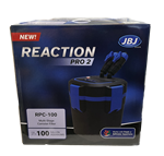 JBJ Reaction PRO 2 - Multi Stage Canister Filter up to 100 gallons, 7 Watt UV - 360 gph