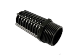 Threaded Suction Screen 1/2" Black