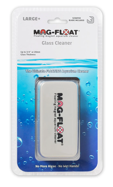 Mag-Float 400 Large+ Glass Cleaner w/ Scraper Up to 3/4" Glass