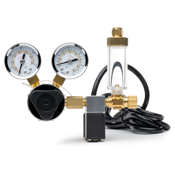 Milwaukee MA957 CO2 Flow Pressure Regulator with Solenoid Valve