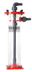 Reef Octopus Pellet Reactor BR-110 "4"" Reactor Holds: 1000ml  
Dim: 6.7"" x 6.7"" x 20.9""            Rated up to 250gal
Requires 530~800gph feed pump"