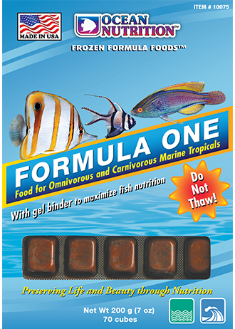 Ocean Nutrition FROZEN Formula 1 Food 7oz Cube