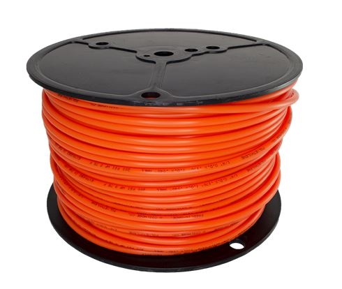 RO 1/4" O.D. ORANGE Poly Tubing per foot