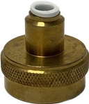 RO Brass Garden Hose Adapter 1/4" Tube