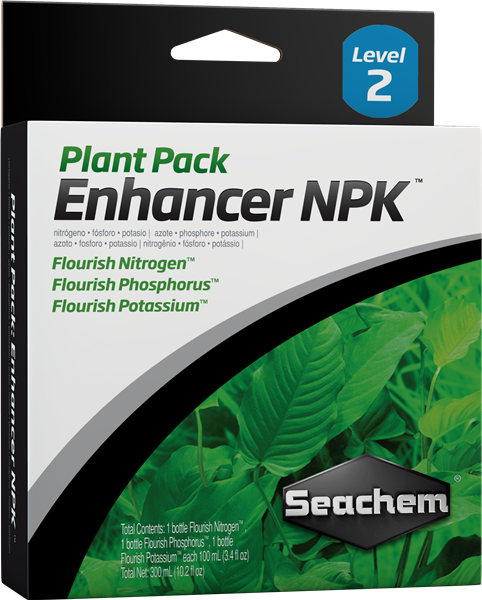 Seachem Plant Pack: Enhancer (NPK) 3 x 100 ml  Flourish Nitrogen, Flourish Phosphorus, Flourish Potassium