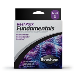 Seachem Reef Pack: Fundamentals 3 x 100 ml - Reef Complete, Carbonate, Reef Plus