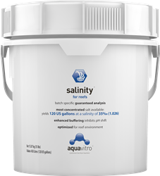 SeaChem AquaVitro Salinity Salt - 120 Gal.