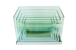 Aqua Japan Bending Rimless Tank Set of 5 Aquariums (PALLET SHIPPING ONLY)