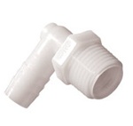 Nylon Elbow 1/2"MPT x 1/2"Hose