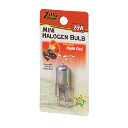 Zilla MINI Halogen Bulb Red 25W