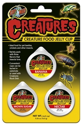 Zoomed Creature Food Jelly Cup 3 Pack