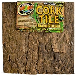 Zoo Med Natural Cork Tile Bkgrnd (18"x18") fits NT-3