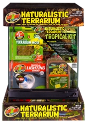 Zoomed Naturalistic Terrarium Tropical Kit (12"x12"x18")