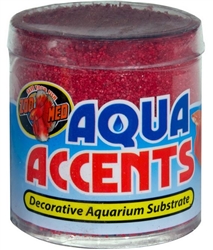 Zoomed Aqua Accents - Radical Red Sand
