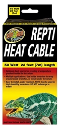 Zoomed Repti Heat Cable 50 watt (23')