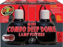 Zoo Med Mini Combo Deep Dome Lamp Fixture