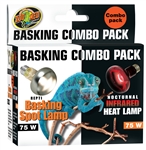 Zoo Med Basking Day and Night Lamps 75W Combo Pack