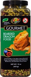 Zoo Med Gourmet Bearded Dragon Food 15 oz
