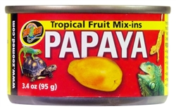 Zoomed Tropical Fruit "Mix-ins" Papaya
