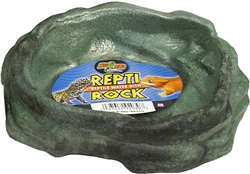 Zoo Med Repti Rock Water Dish (6.5 x 5 x 1.5") MED