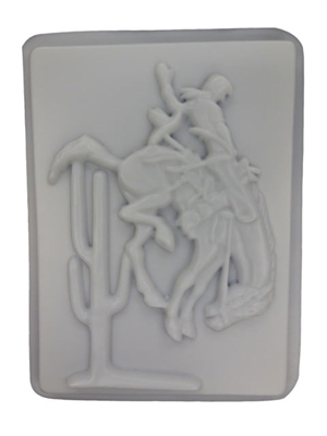 Cowboy horse concrete or plaster mold 1017