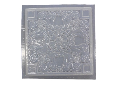 Greek floral concrete stepping stone mold 1042