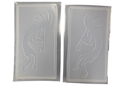 Kokopelli concrete stepping stone mold 1054