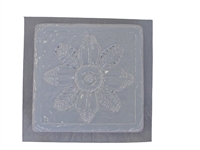Floral concrete stepping stone mold 1065