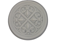 Fleur De Lis concrete stepping stone mold 1095