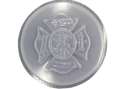 Firefighter concrete stepping stone mold 1107