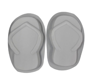 Flip flop concrete stepping stone mold 1111