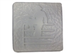 Cowboy fence concrete mold 1126