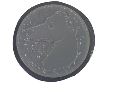 Whippet concrete stepping stone mold 1133