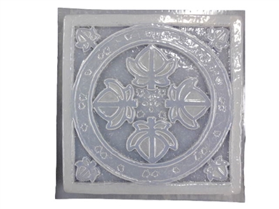 Ivy leaf concrete stepping stone mold 1154