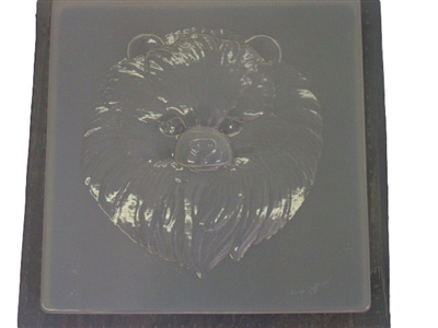 Pomeranian Dog Concrete Mold 1173