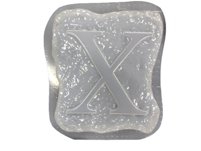 Letter X Concrete Mold 1212