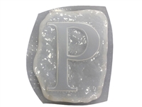 Letter P Concrete Mold 1214