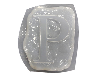 Letter P Concrete Mold 1214