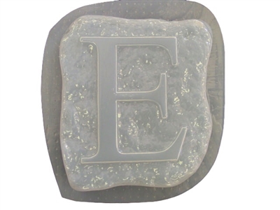 Monogram Alphabet Letter E Mold 1223