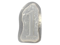 Monogram Number 1 Mold 1229