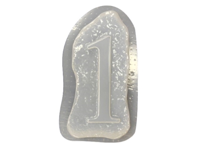 Monogram Number 1 Mold 1229