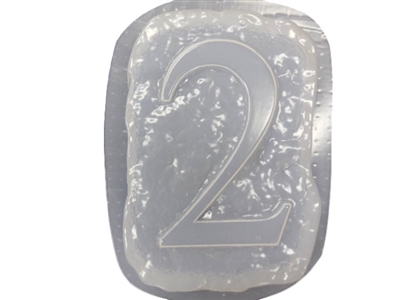 Monogram Number 2 Mold 1230