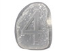 Number 4 Concrete Mold 1232